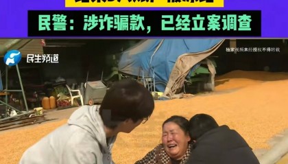 28万元小麦成交款涉诈被冻结，农户痛哭，律师：用涉诈资金付款属转移赃款的环节