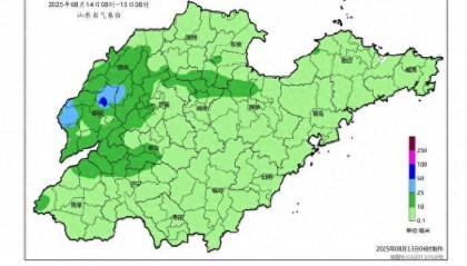局部暴雨+雷电，今天山东将迎大范围降雨，雷雨地区阵风7～9级！