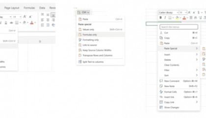 Excel网页版增强功能 直接复制粘贴数据