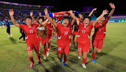 韩媒揭秘朝鲜女足出色表现：训练强度参照成年军人