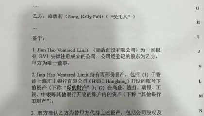 宗庆后遗产纠纷案香港高院即将宣布结果，起诉书曝光