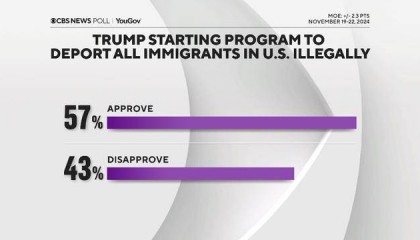 美国民调：大多数美国人支持特朗普的大规模驱逐移民计划