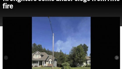 突发！美消防员上山扑火遭“诱杀”