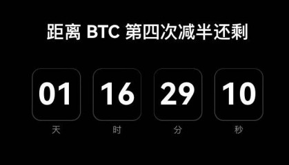 欧科云链OKLink：比特币减半倒计时1天，错过再等4年
