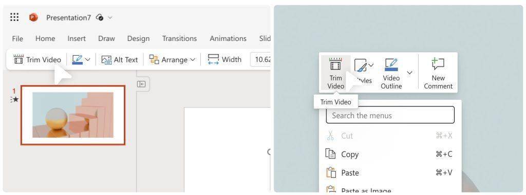 网页版微软 PowerPoint 新特性：可直接修剪视频