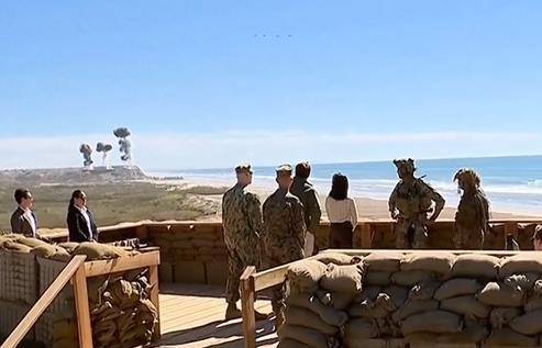 美国军演,炮弹碎片击中副总统万斯的安保车